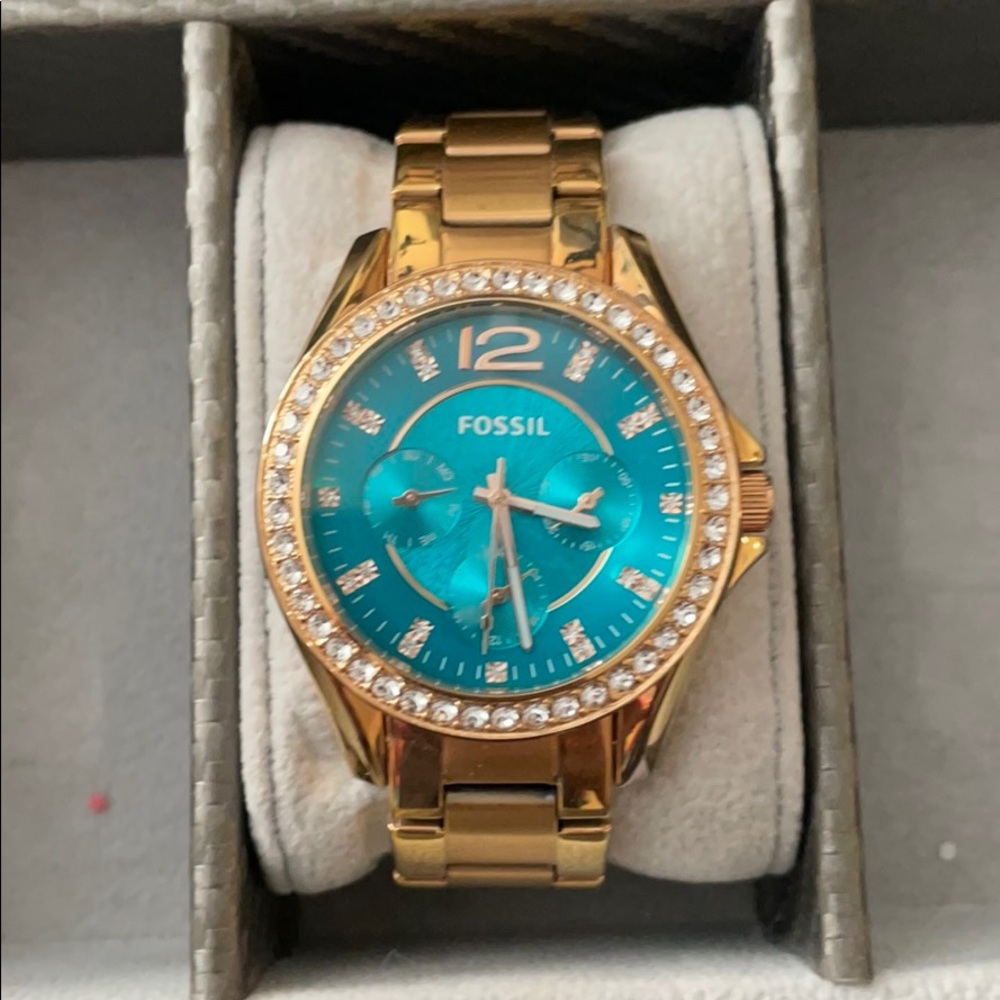 Fossil Gold Stainless Steel Watch